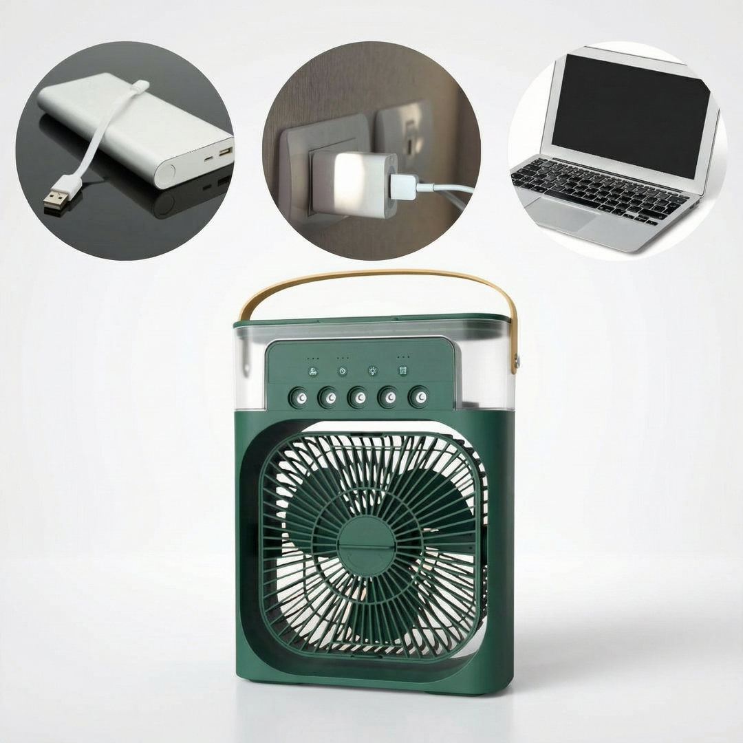 Portable 3 in 1 Air Cooler Fan Humidifier For Office &amp; Outdoor