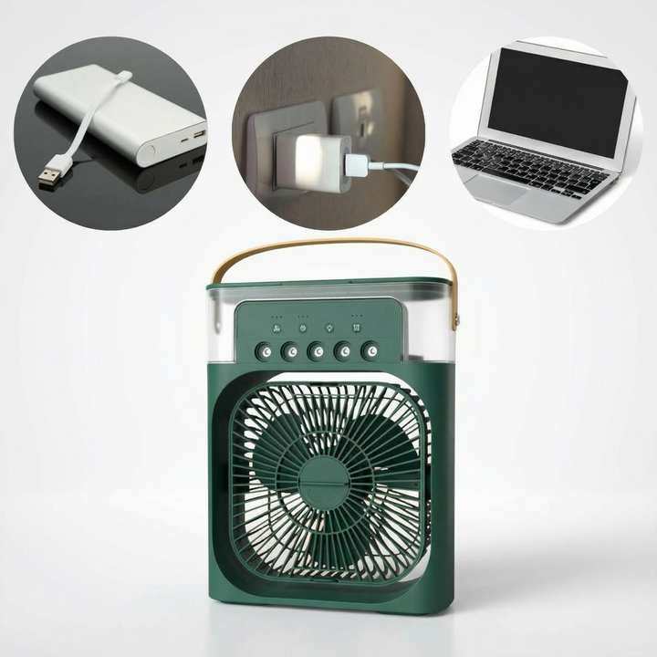 Portable 3 in 1 Air Cooler Fan Humidifier For Office &amp; Outdoor