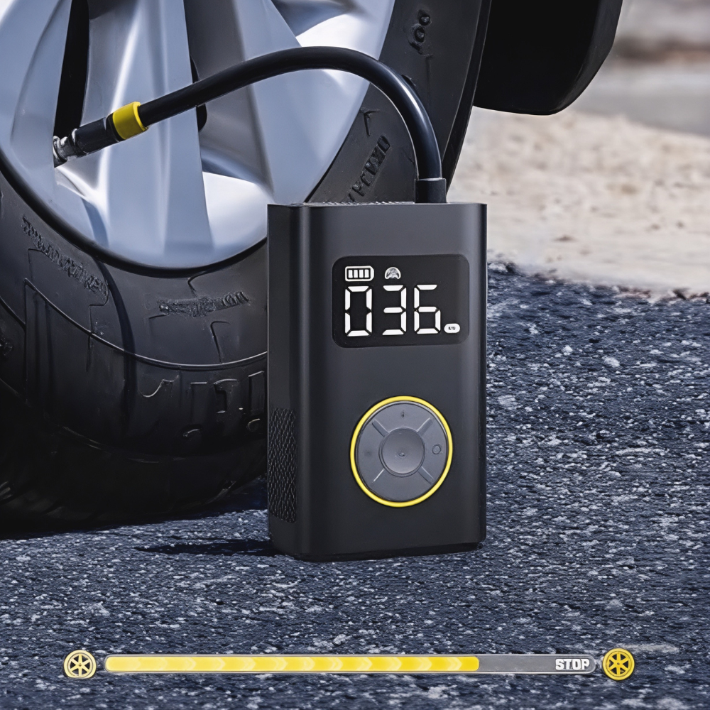 Portable Air Compressor Pump Tire Inflator for Car and Bike