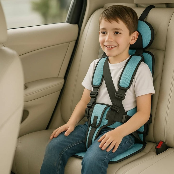 Portable Kids Booster Car Seat with Safety Harness