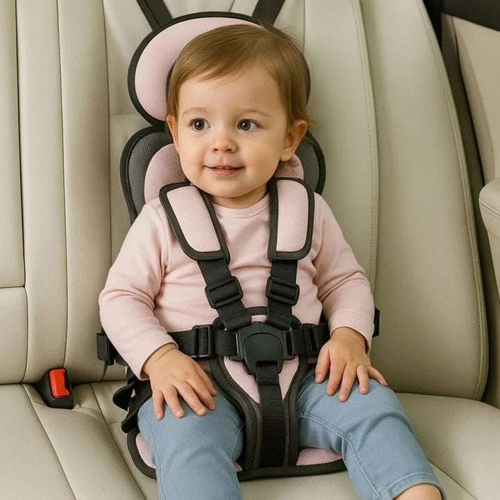 Portable Kids Booster Car Seat with Safety Harness