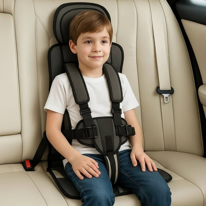 Portable Kids Booster Car Seat with Safety Harness