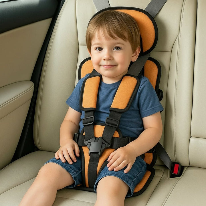 Portable Kids Booster Car Seat with Safety Harness