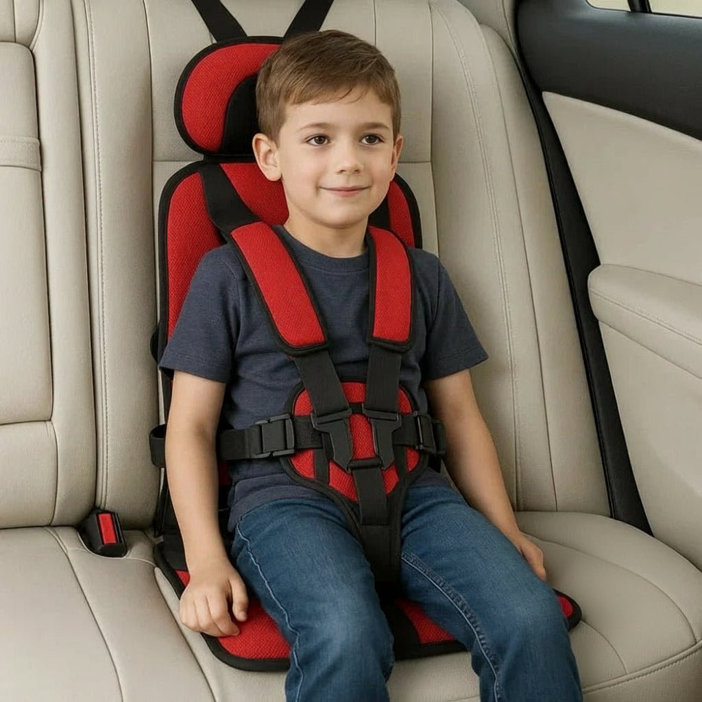 Portable Kids Booster Car Seat with Safety Harness