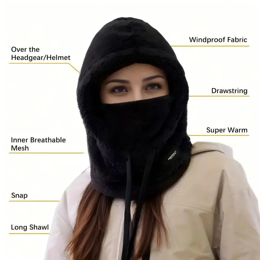 Balaclava Face Mask Windproof Full Face Neck Cover for Ski Motorcycle