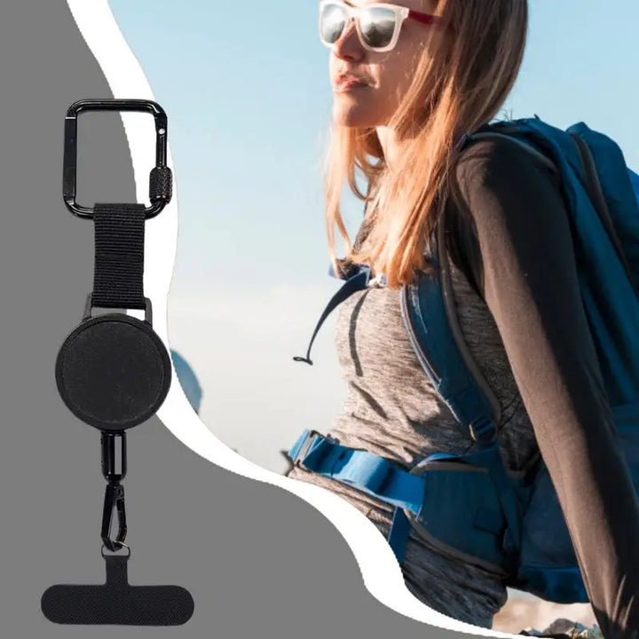 Retractable Phone Security Holder Clip Mount Anti Theft Lock