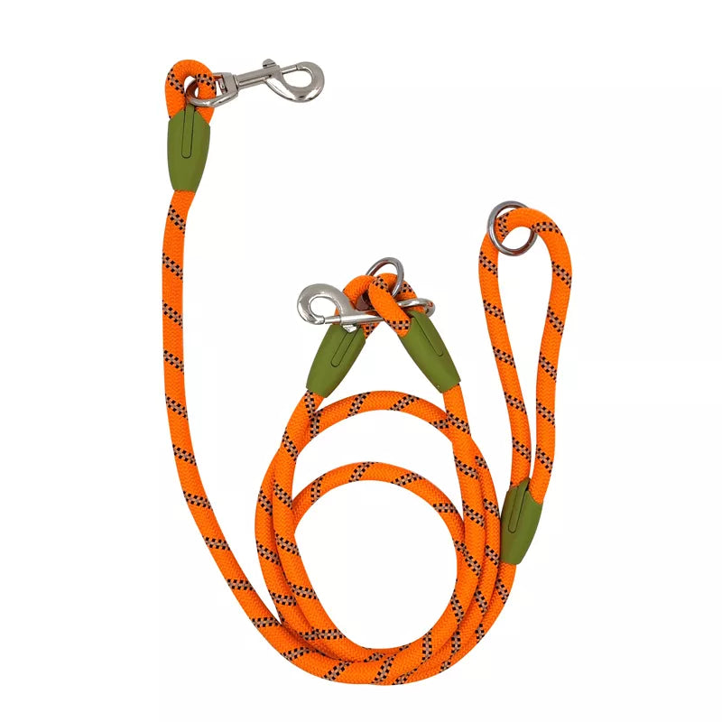 Hands Free Adjustable Dog Leash with Waist Belt Attachment