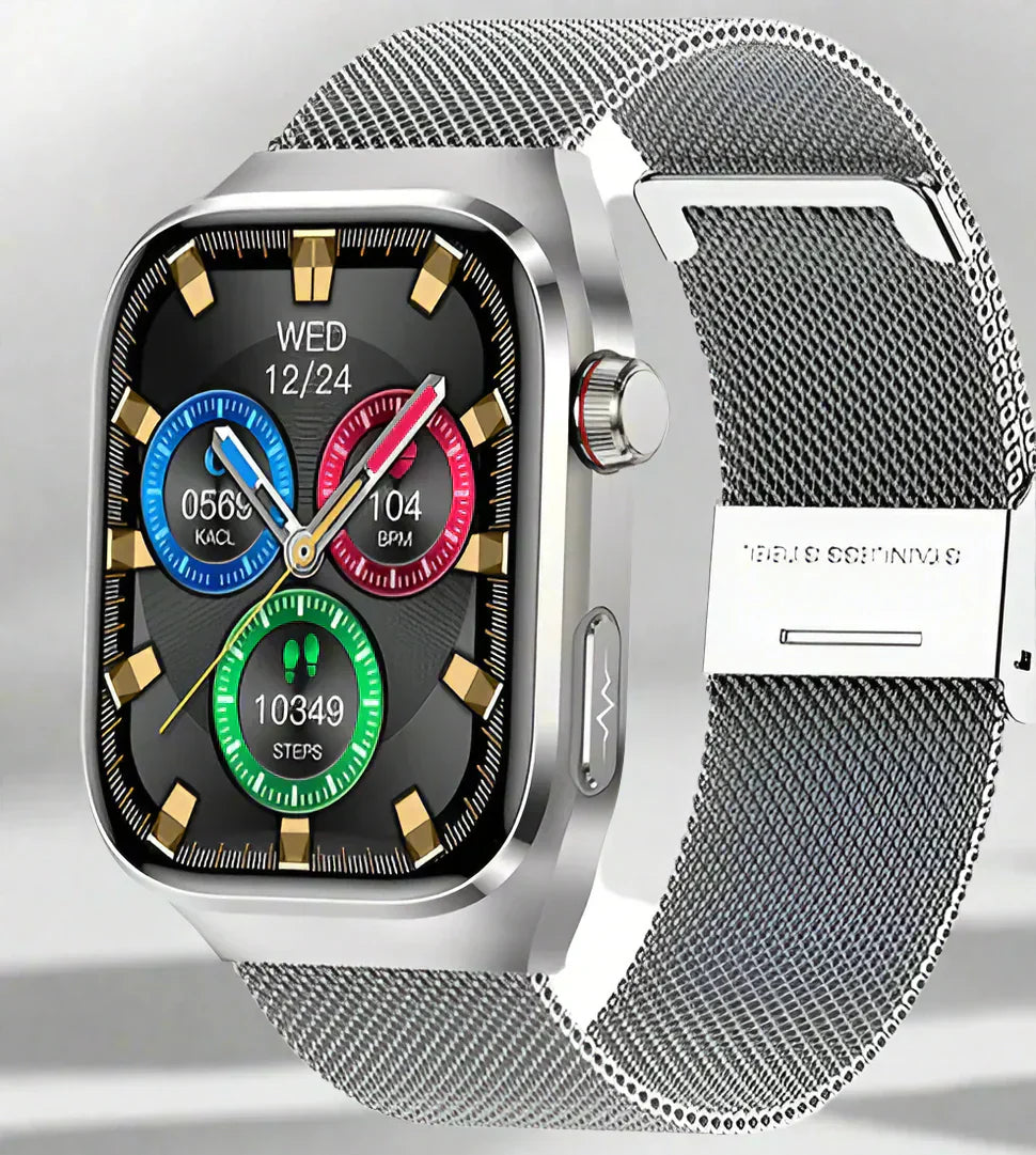 Blood Pressure &amp; Heart Rate Monitoring Fitness Tracker Smartwatch