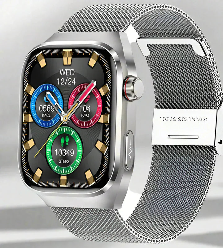 Blood Pressure &amp; Heart Rate Monitoring Fitness Tracker Smartwatch