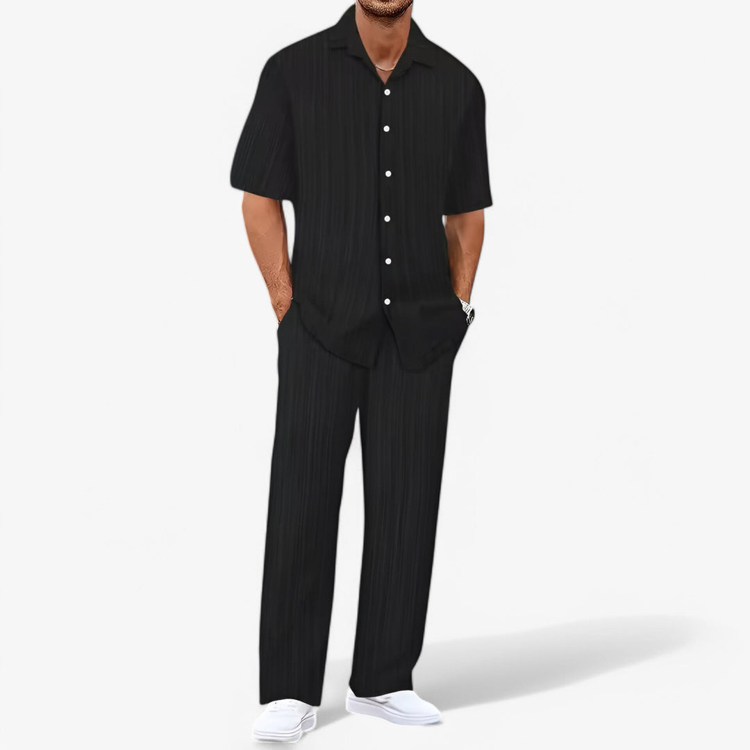 Men's Stylish Casual Shirt and Trousers Set