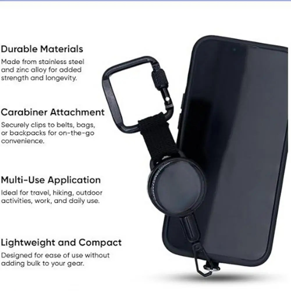 Retractable Phone Security Holder Clip Mount Anti Theft Lock
