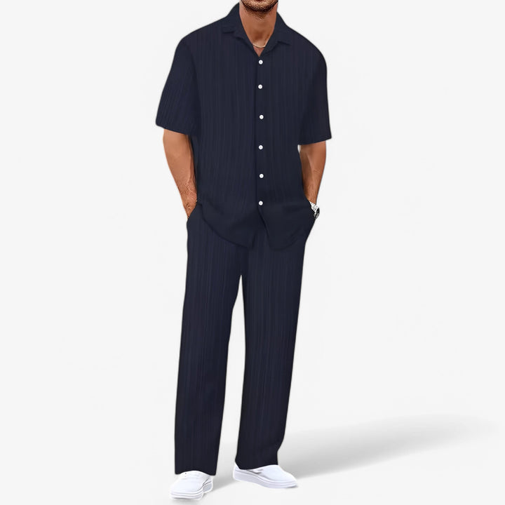 Men's Stylish Casual Shirt and Trousers Set