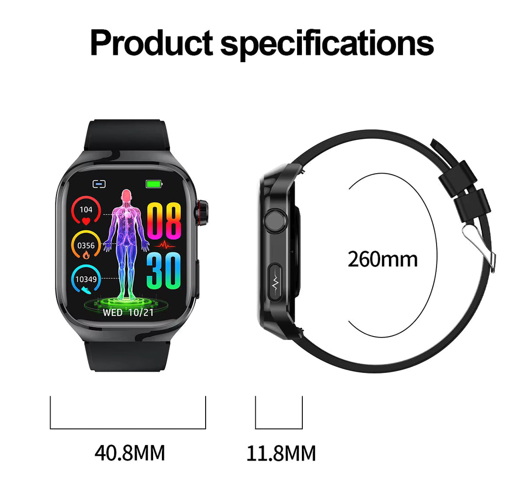 Blood Pressure &amp; Heart Rate Monitoring Fitness Tracker Smartwatch