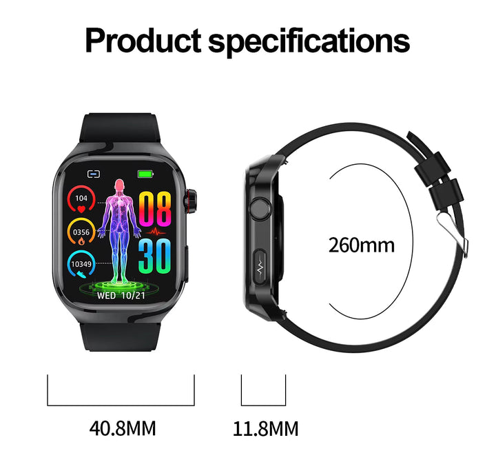 Blood Pressure &amp; Heart Rate Monitoring Fitness Tracker Smartwatch