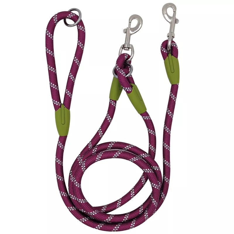 Hands Free Adjustable Dog Leash with Waist Belt Attachment