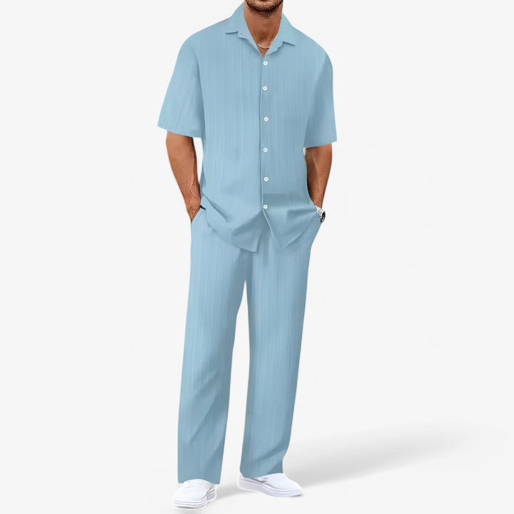 Men's Stylish Casual Shirt and Trousers Set