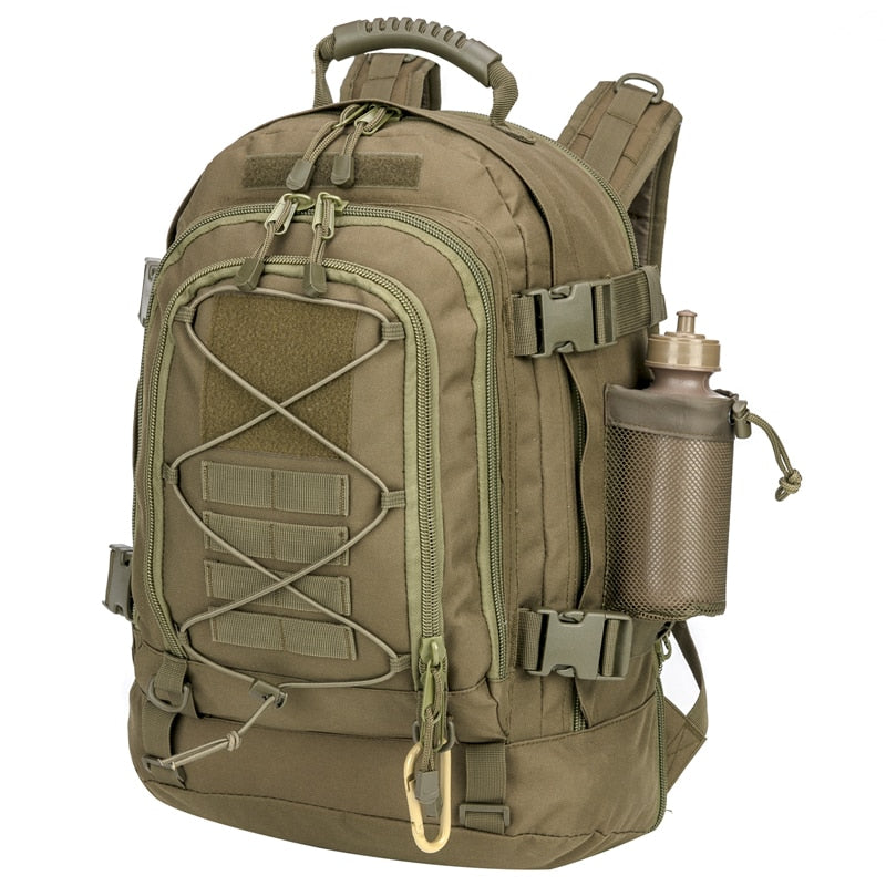 Tactical 60 Liter Expandable Waterproof Backpack Rucksack Pack