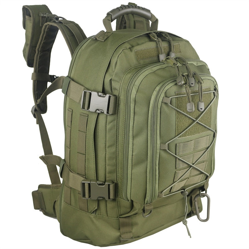 Tactical 60 Liter Expandable Waterproof Backpack Rucksack Pack