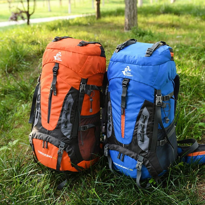 Hiking Backpack 60L Large Capacity Ergonomic Trekking Backpack
