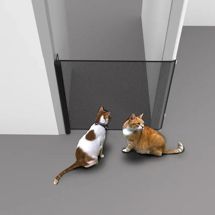 Pet Safety Net Barrier for Doorway and Stairway No Drill Installation