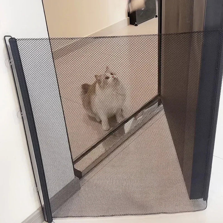 Pet Safety Net Barrier for Doorway and Stairway No Drill Installation