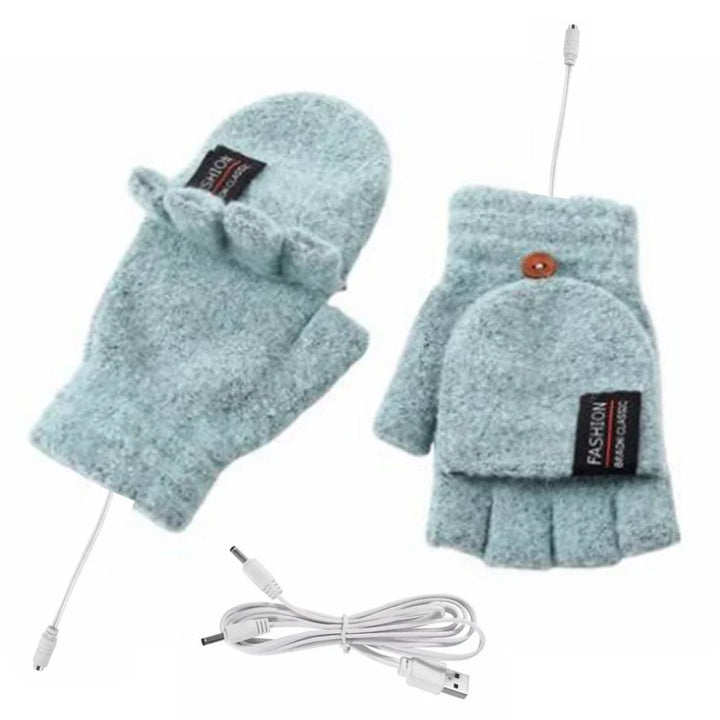 USB Heated Gloves Hand Warmer Gloves Electric Heated Gloves
