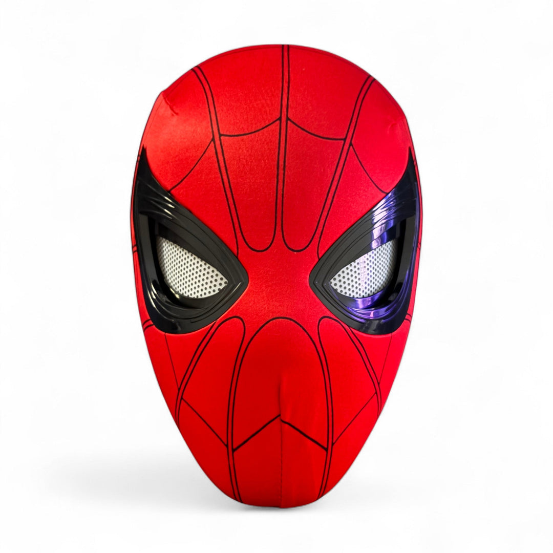 Spiderman Mask Blinking Movable Eyes LED Light Up Halloween Cosplay