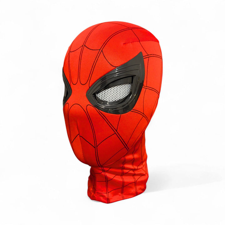 Spiderman Mask Blinking Movable Eyes LED Light Up Halloween Cosplay