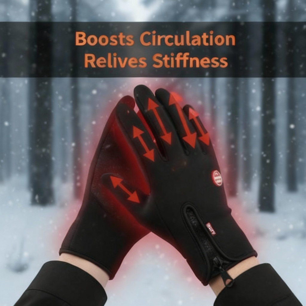 Waterproof Touchscreen Winter Gloves for Outdoor Activities