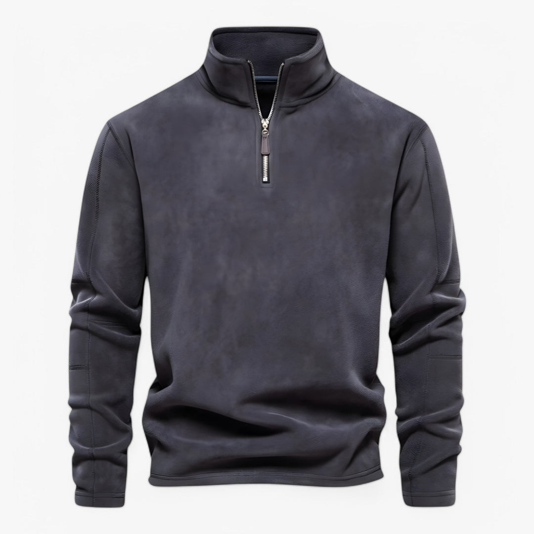 Men's Half Zipper Sweater with full Neck