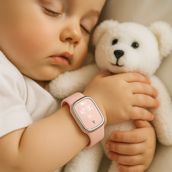 Ultrasonic Mosquito Repellent Wristband Watch Device