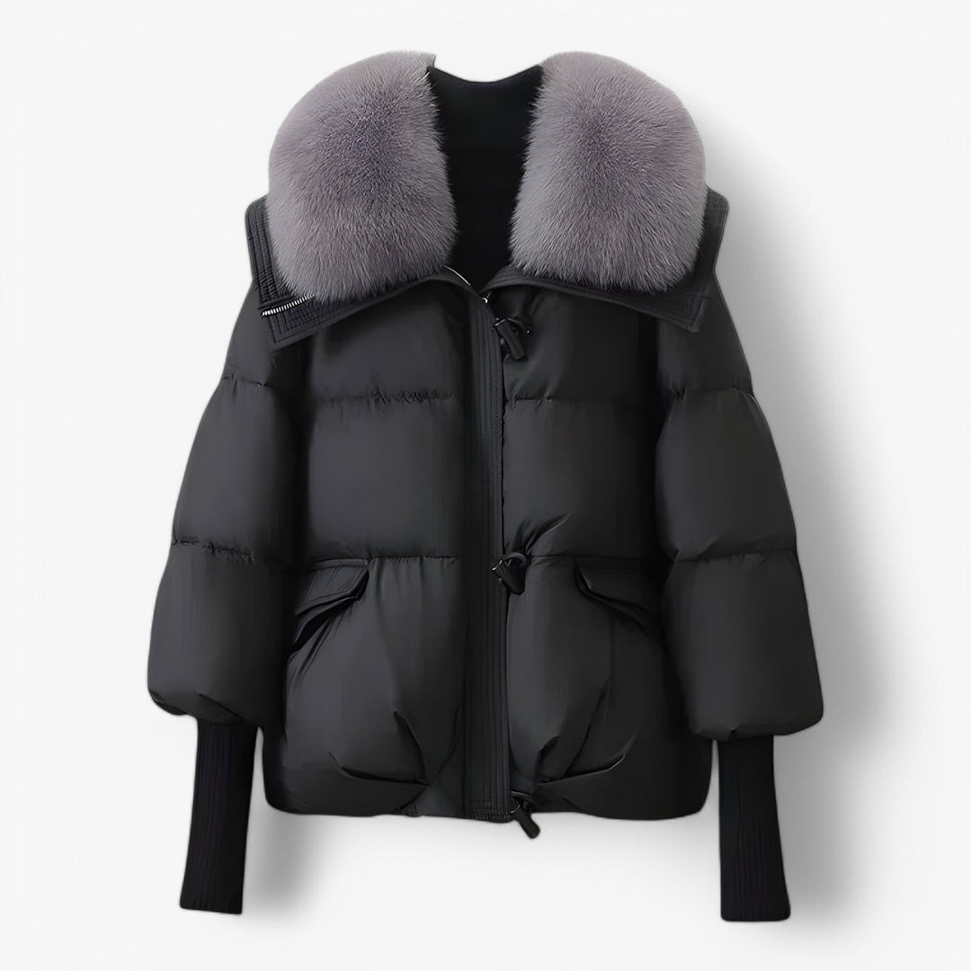 Women's Casual Jacket with Fur Lining for Winter