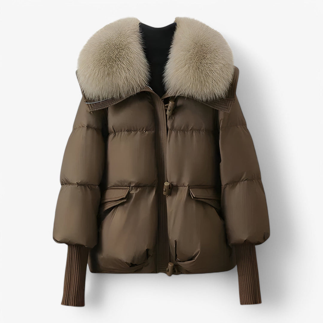 Women's Casual Jacket with Fur Lining for Winter