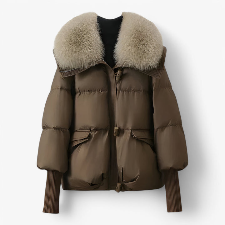 Women's Casual Jacket with Fur Lining for Winter