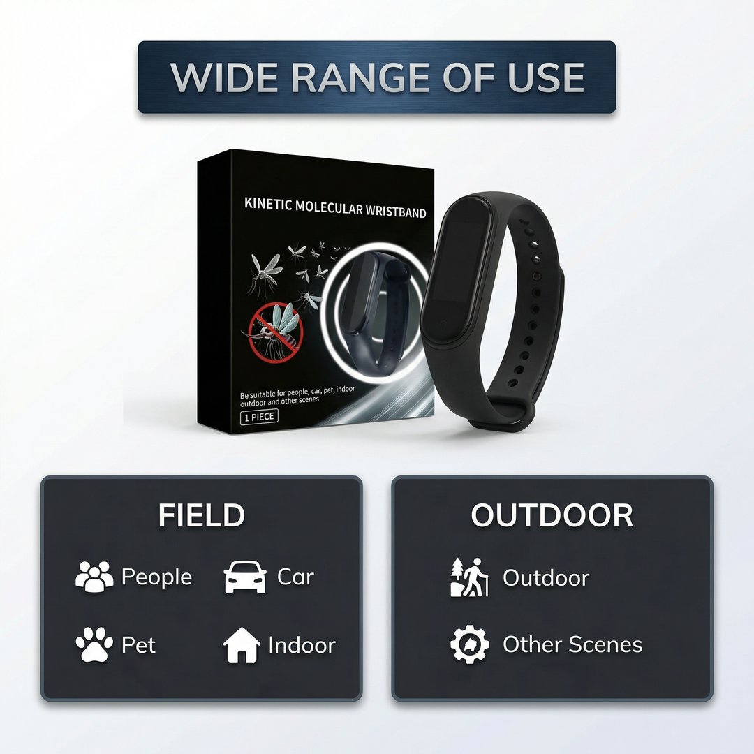 Ultrasonic Mosquito Repellent Wristband Outdoor Insect Pest Control