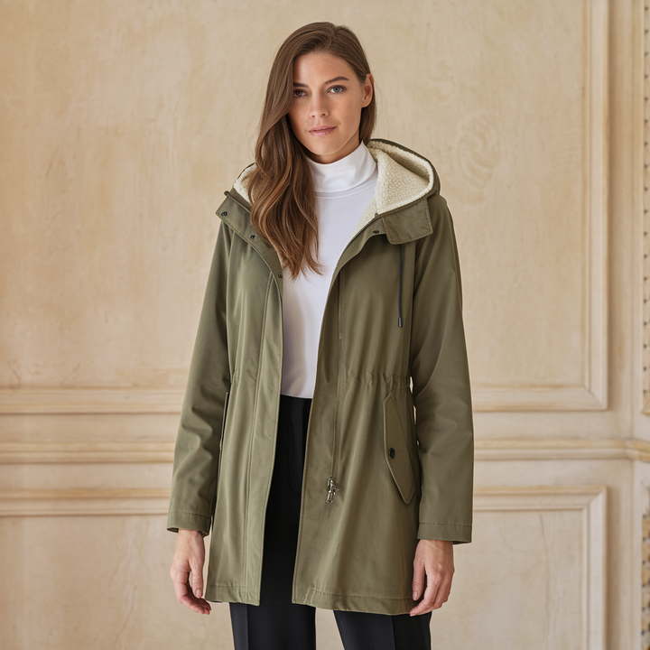 Fashionable and Waterproof Coat for Women with Hood