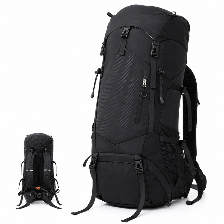 Hiking Backpack Large Capacity Waterproof Breathable Camping Bag