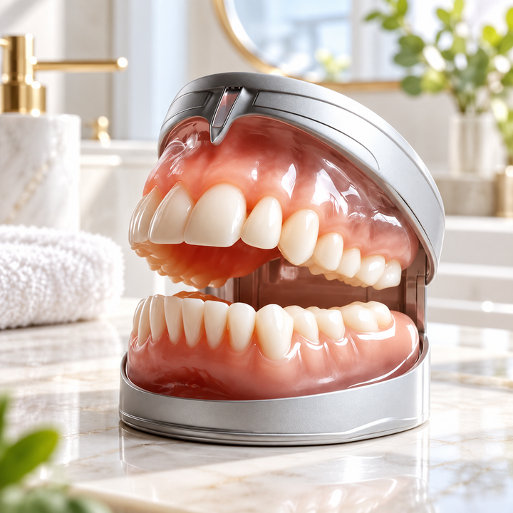 Cosmetic Snap On Veneers Temporary Fake Teeth Upper Lower Set