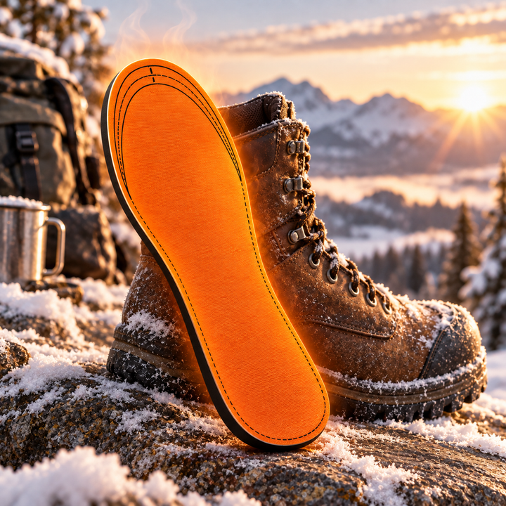 Rechargeable Heated Insoles Work Boots Thermal Foot Warmers