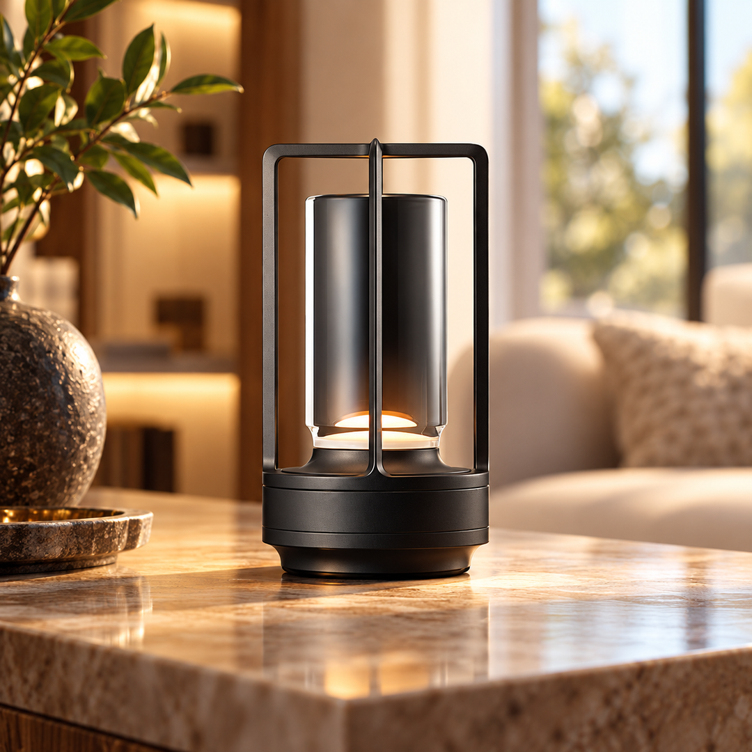 Wireless Waterproof Table Lamp Touch Dimmable Rechargeable Light