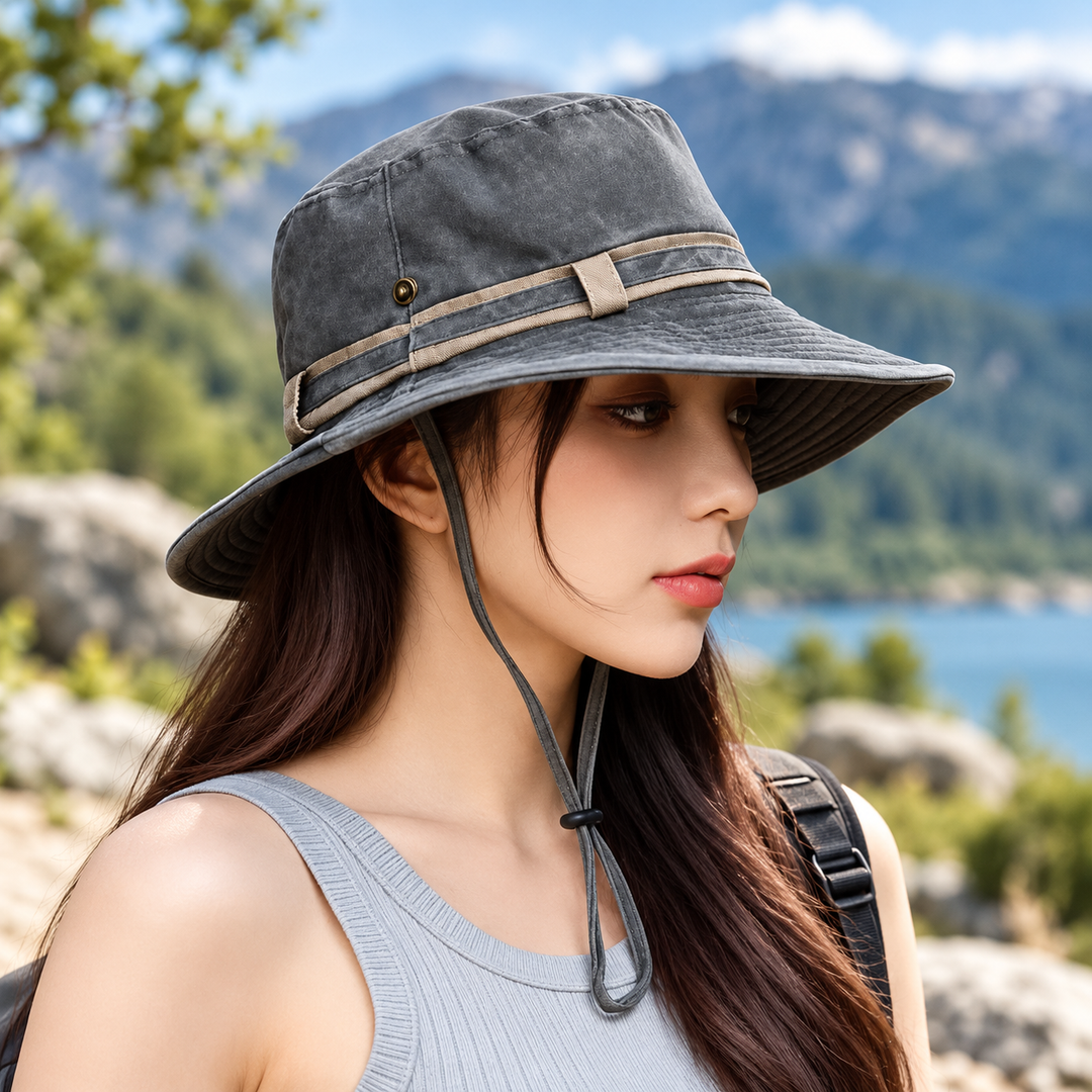 Womens UPF 50 Sun Hat Wide Brim Packable UV Protection Beach Hat