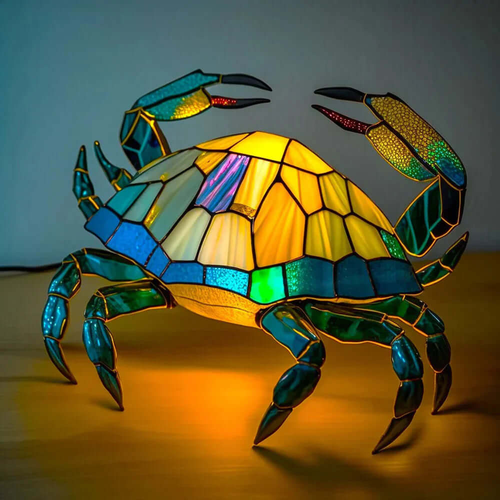 Animal Stained Glass Table Lamp Night Light