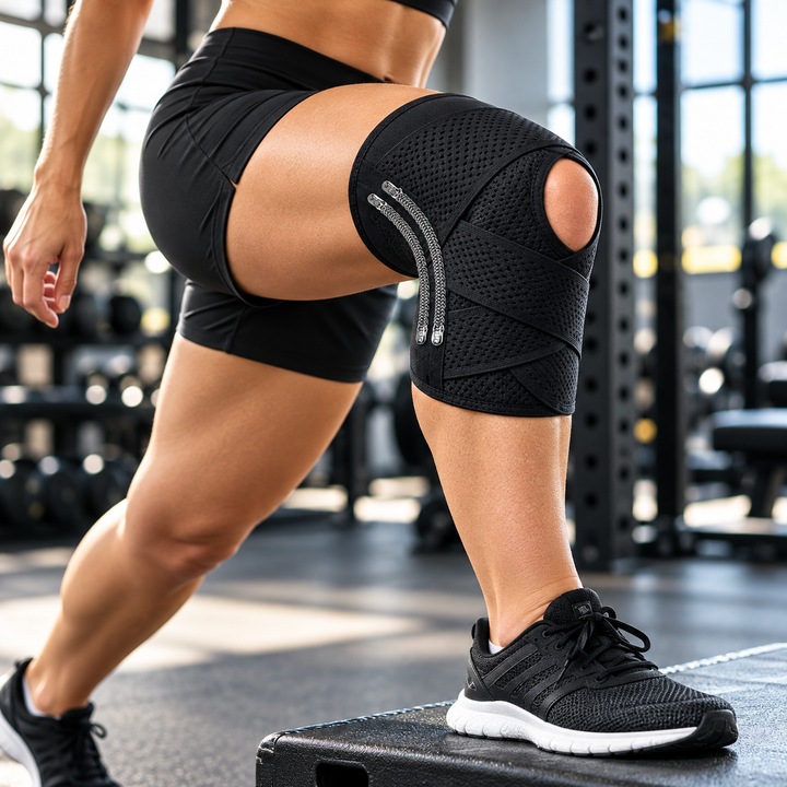 Knee Support Brace Compression Spring Pads for Joint Stability