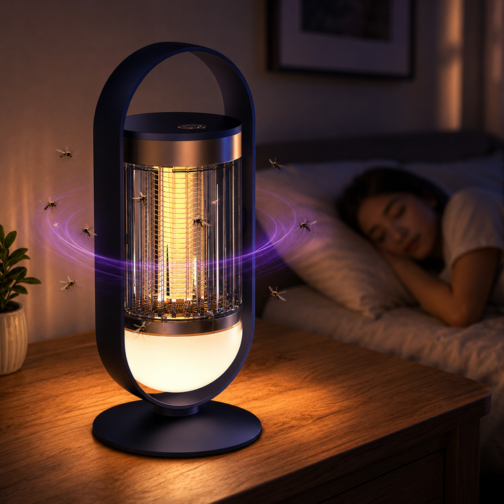 Mosquito Killer Lamp Night Light Sensor Electric Shock Insect Trap