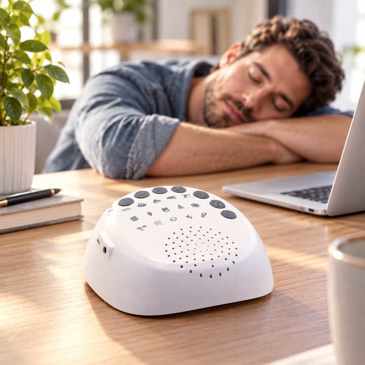 White Noise Machine Sleep Sound Machine with Timer for Baby