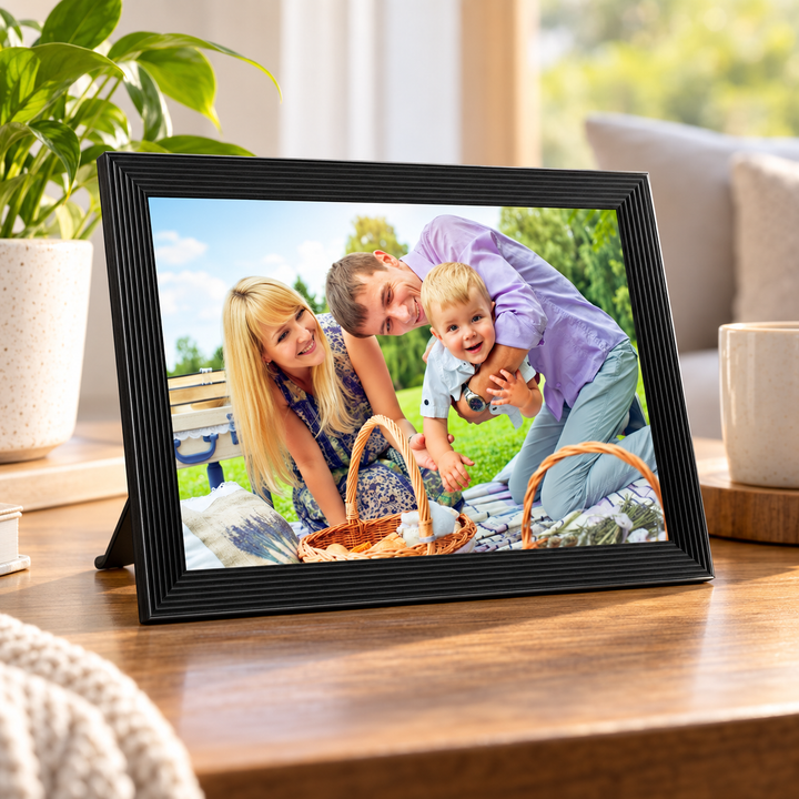 Digital Photo Frame WiFi Electronic Picture Frame with HD Display