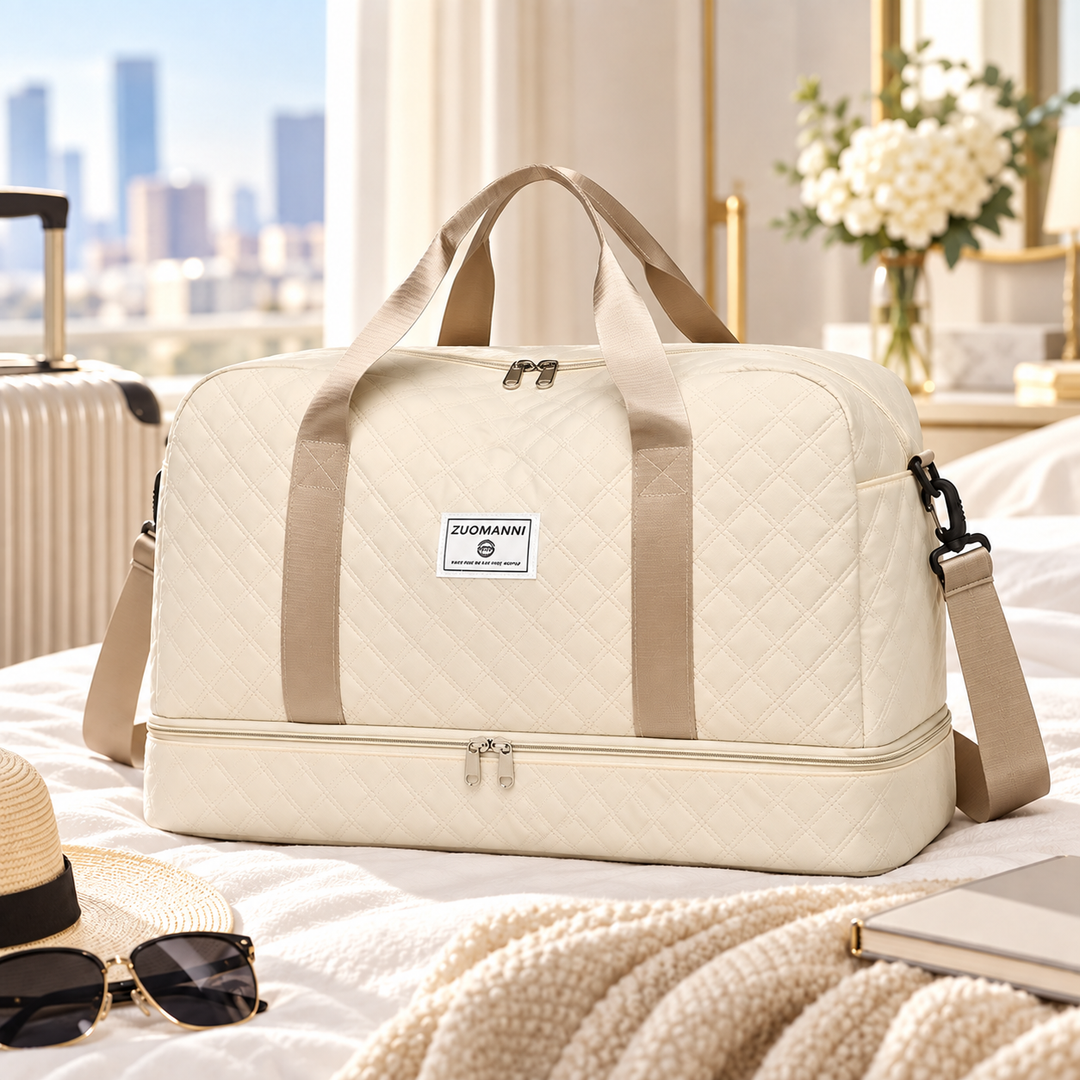 Weekender Duffle Bag Water Resistant Travel Holdall Gym Overnight