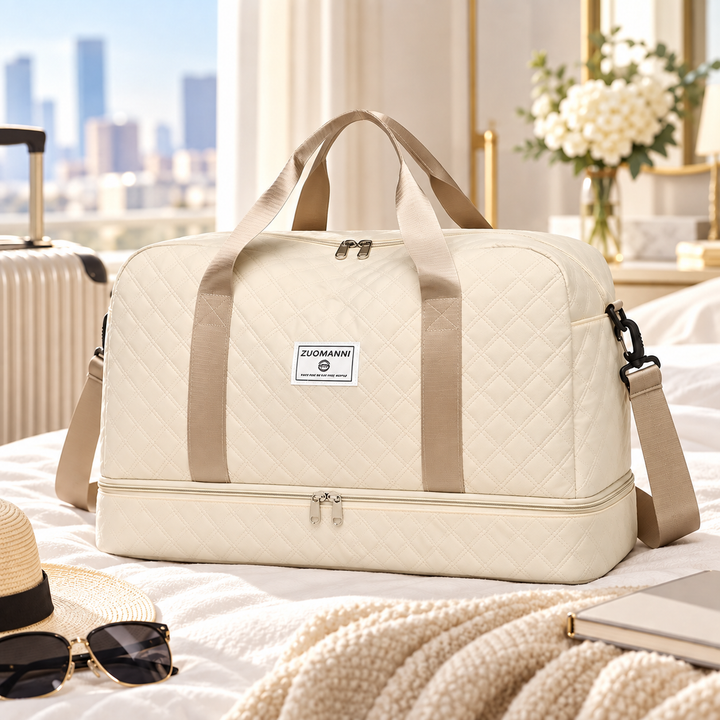 Weekender Duffle Bag Water Resistant Travel Holdall Gym Overnight