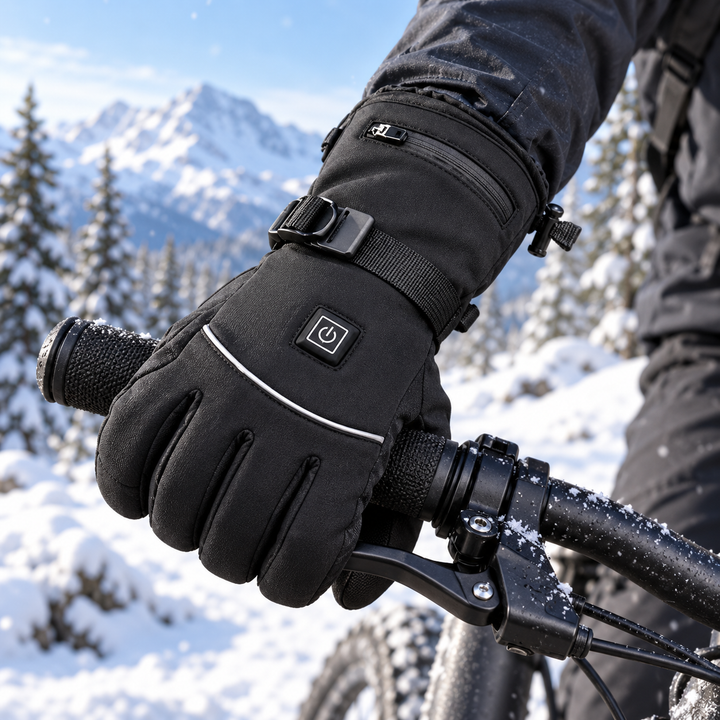 Rechargeable Heated Gloves for Winter Outdoor Warmth