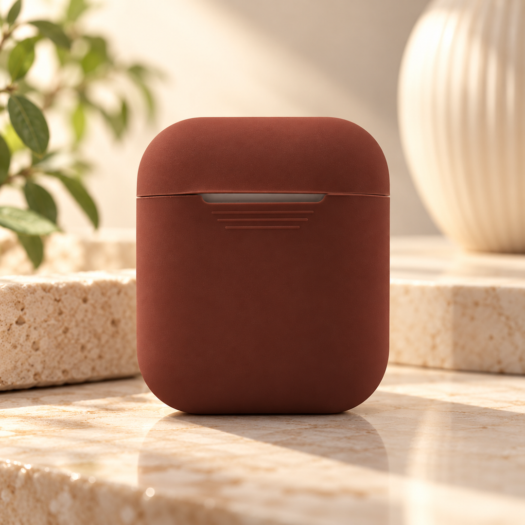 Protective Case for AirPods Shockproof Silicone Cover with Keychain